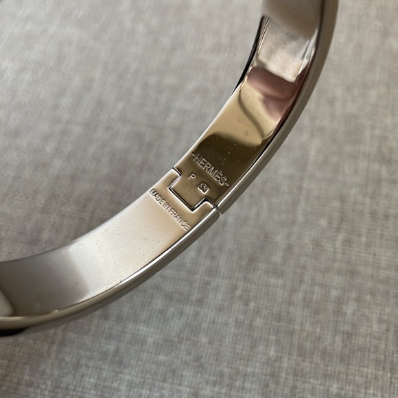Hermes | Clic H Bracelet Size PM Palladium Hardware - Picture 7 of 14